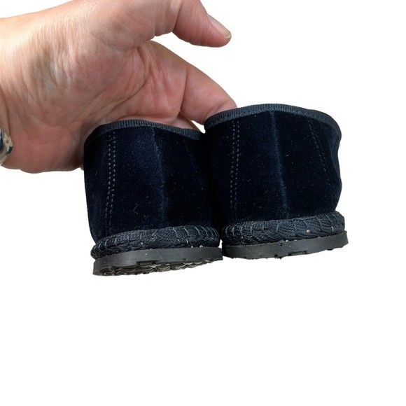 Fifi Venezia Gritti Blue Velvet Slippers Loafers 37 / 6.5 Handmade - Picture 7 of 9